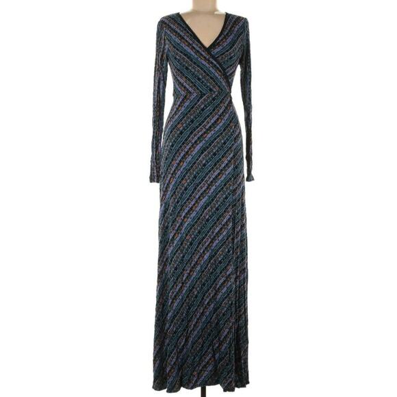 Free People Medium Maxi Boho Wrap Dress - Picture 1 of 6